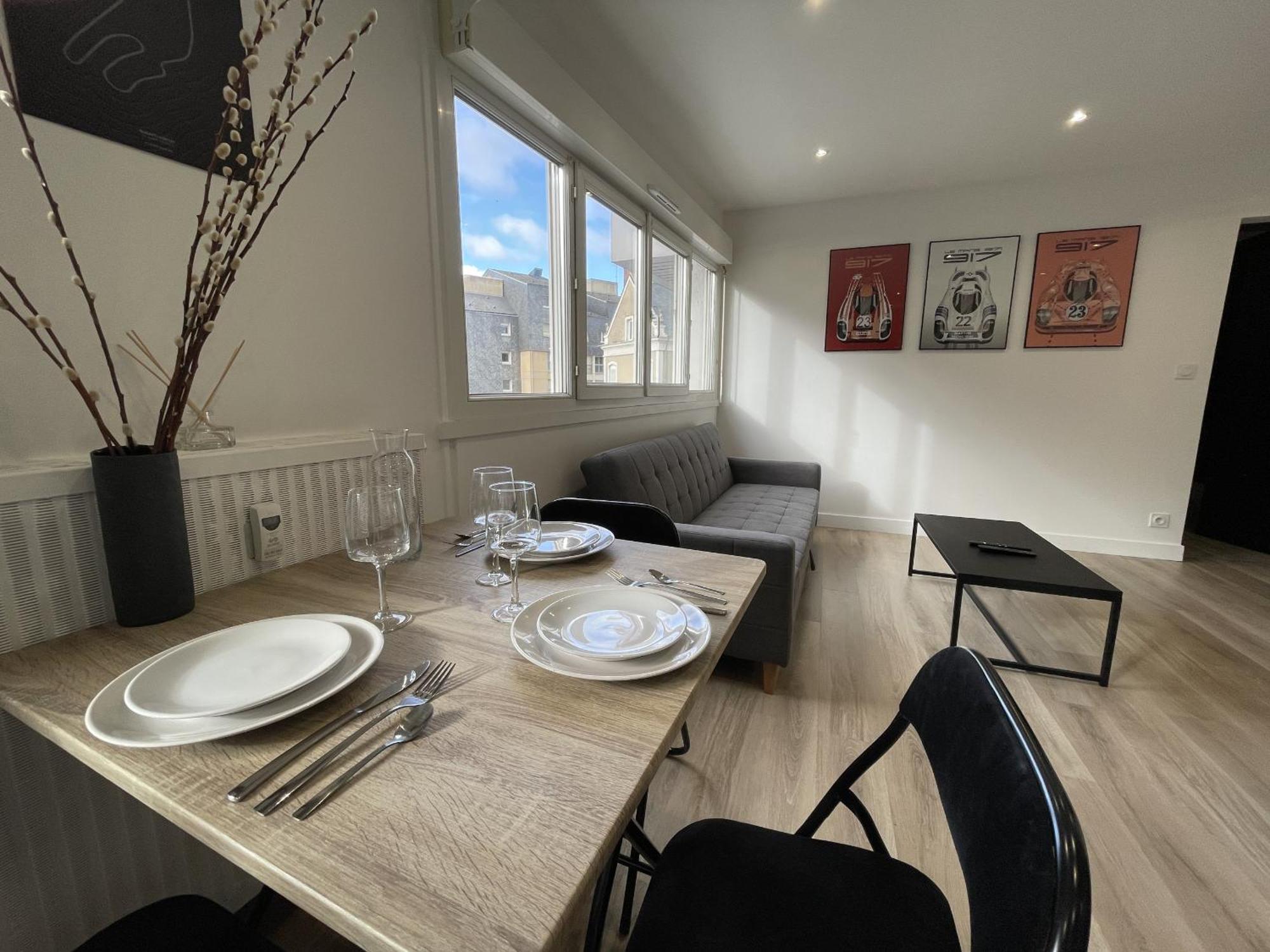 Le Scuderia - Centre - 3 Pers - Reve Au Mans Apartment เลอม็องส์ ภายนอก รูปภาพ