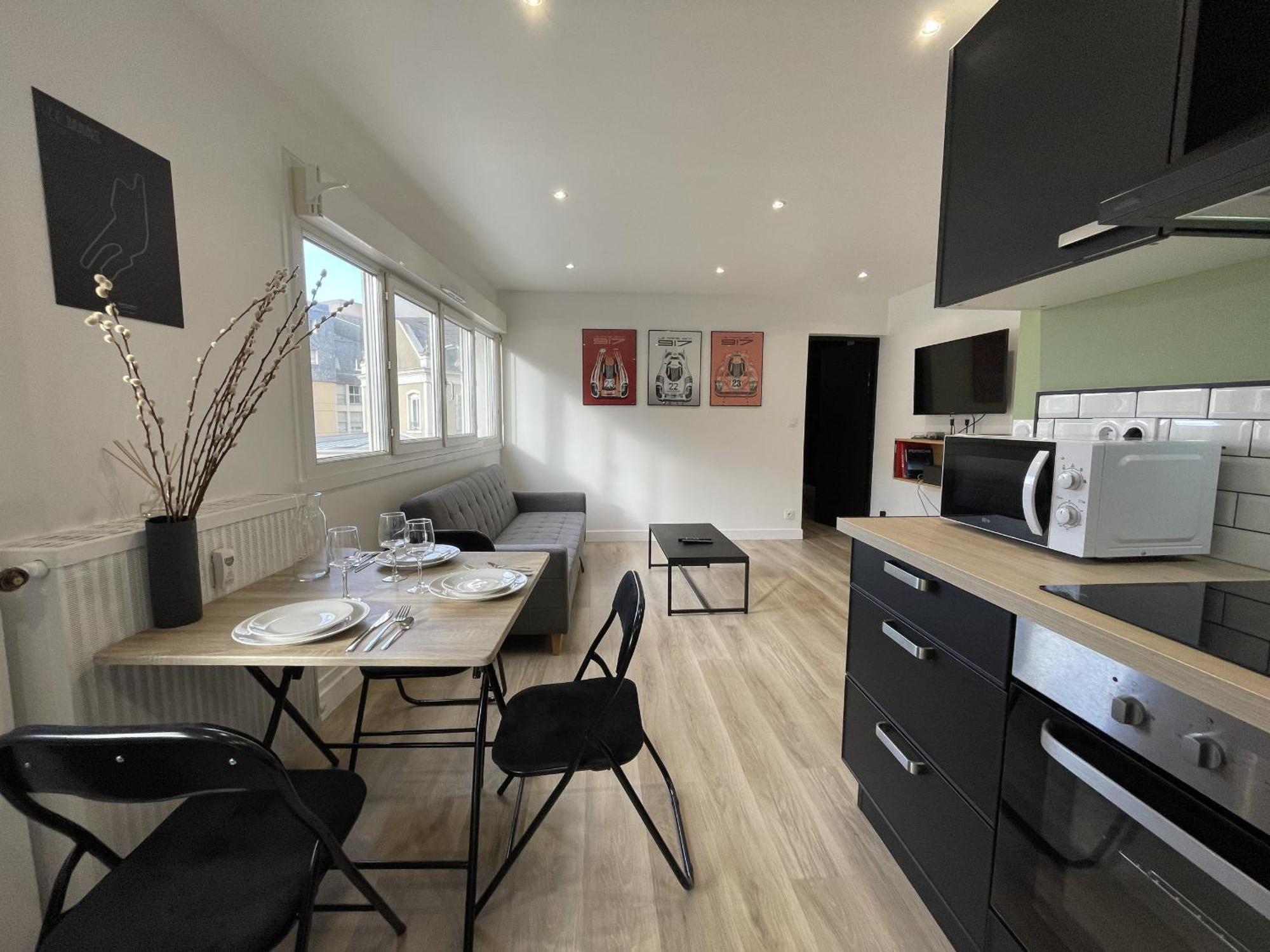 Le Scuderia - Centre - 3 Pers - Reve Au Mans Apartment เลอม็องส์ ภายนอก รูปภาพ